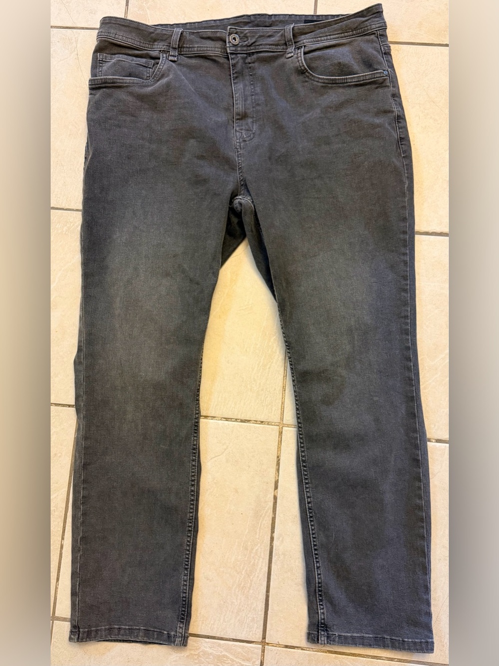 The Perfect Jean NYC Men’s 38X29.5 Slim Thick Denim Black Jeans Cotton Stretch